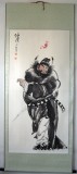 【已售】四尺已裱鐘馗像 辟邪鎮宅賜福