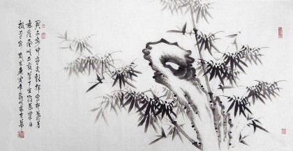 【已售】戚明四尺國畫竹