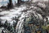 【已售】鄭慶年四尺獲獎精品《楚山無處不物華》