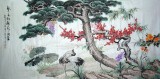 【已售】八尺巨幅花鳥畫《繁花似錦》