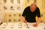 中國書協唐瑞臣《墨研清露月 琴響碧天秋》