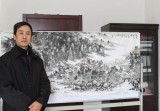 龍瑞工作室畫家寧全喜六尺山水畫《晴嵐鎖翠圖》