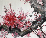 朝鮮一級畫家金哲浩《梅花圖》