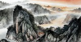 【已售】辦公室小八尺精品山水《江山如此多嬌》