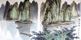 寧良成四尺金線山水《漓江早春》