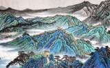 寧良成小八尺精品長城國畫《東方巨龍》