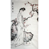 李立辰四尺紅樓夢《黛玉葬花》河北著名仕女畫家（詢價）