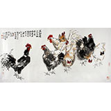 【已售】王向陽(yáng)四尺精品《花間得食自相呼》 中國(guó)美術(shù)家協(xié)會(huì)會(huì)員