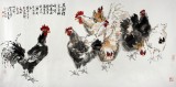 【已售】王向陽四尺精品《花間得食自相呼》 中國(guó)美術(shù)家協(xié)會(huì)會(huì)員
