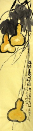 著名禪意畫家周自豪作品《福祿壽禧圖》(詢價(jià))