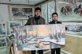 【已售】冰雪畫派著名畫家高宏四尺《瑞雪豐年》