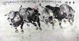 【已售】王向陽(yáng)八尺巨幅《五牛圖》 中國(guó)美術(shù)家協(xié)會(huì)會(huì)員