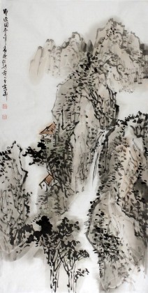 湖北美協(xié)庾超然三尺《風逸圖》