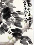 中國美協會員龐銀時四尺花鳥畫四條屏