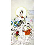 南海禪寺 妙林居士 四尺《觀音童子像》