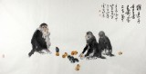 王向陽 四尺《猴送千重喜》 中國美術(shù)家協(xié)會會員