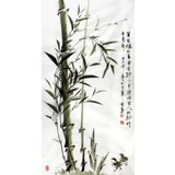 何華賢三尺國畫《聳節偶相并》