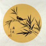 【已售】安徽美協何華賢三尺斗方《清影》