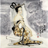北京美協(xié)李鳳英四尺斗方《花語》（詢價）