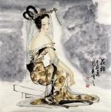 北京美協李鳳英四尺斗方《花語》（詢價）