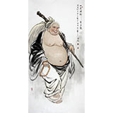 可定制 名家趙金鸰四尺彌勒菩薩《一肩擔起萬家愁》(詢價)