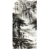 張春奇三尺《深谷泉聲》徐悲鴻紀念館藝術中心理事