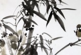 李勝春 三尺斗方《清風(fēng)》安陸水墨漫畫院畫家