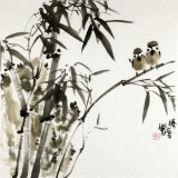 李勝春 三尺斗方《清風(fēng)》安陸水墨漫畫院畫家