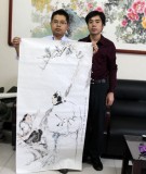 陳漫之四尺大寫意人物畫《松下問童子》（詢價）