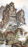 QA蒲家瑞三尺精品四條屏《春夏秋冬》