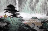 【已售】程冰石 四尺 《松石萬年》 中國山水畫協(xié)會副主席