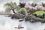 【已售】張慧仁小六尺漓江山水畫《清漓神韻圖》