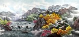 朝鮮二級畫家金英《金剛山》