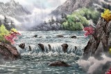 朝鮮二級畫家金英《金剛山》