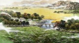 【已售】朝鮮一級藝術(shù)家 金鳳華 作品《豐年的故鄉(xiāng)》