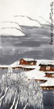 劉紀 三尺北方雪景圖《瑞雪豐年》 中國畫大家 真跡收藏（詢價）