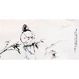 陳漫之四尺杜甫詩意《月是故鄉(xiāng)明》（詢價(jià)）