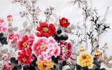 【已售】國家一級美術師王寶欽六尺《國色天香》(詢價)