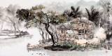 民盟美協理事黃奇松三尺《秋水無痕玉鏡清》