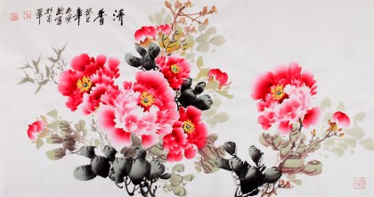 國家一級美術師王寶欽三尺《清香》