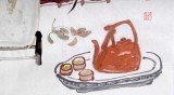【已售】李勝春三尺蘭花國畫《氣清若幽蘭》