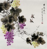 【已售】安徽美協何華賢四尺斗方《紫氣東來》（詢價）