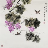 安徽美協何華賢四尺斗方《碩果累累》