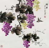 【已售】安徽美協何華賢四尺斗方《碩果》（詢價）