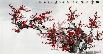 安徽美協何華賢三尺《傲骨迎寒》
