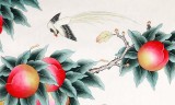 北京美協凌雪四尺桃子《馨香長壽》