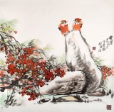 中國煤炭美術家協會理事 鄭慶年《秋實》