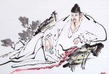南海禪寺 妙林居士 四尺斗方《太白斗酒詩百篇》