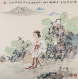 陳樂四尺斗方《東風何時至》