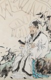 陳樂四尺斗方《東坡品硯圖》